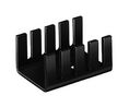 Finger-Shaped Heat Sink Black Anodised 24K/W 19.5x13.5x9.5mm